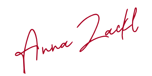Anna Zackl Signatur